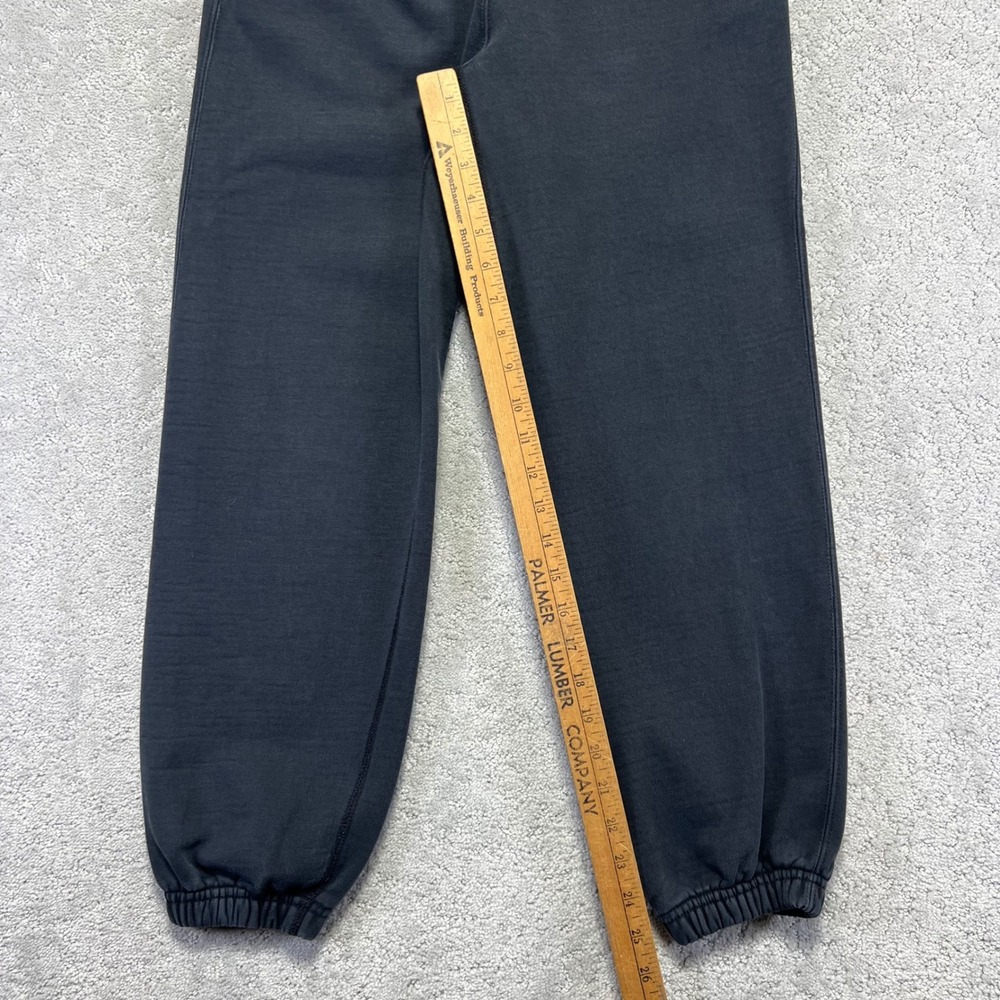 Nike Sweatpants Womens XS Black Faded Solo Swoosh Joggers Thick Heavy Fleece - Picture 13 of 16